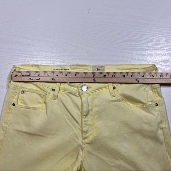 AG Adriano Goldschmied Legging Super Skinny Ankle Jean Womens 31 Raw Hem New - Picture 7 of 16